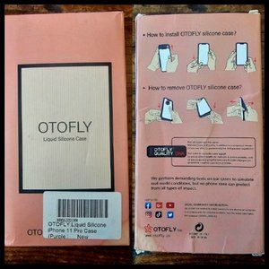 Liquid Silicone Case for iPhone 11 Otofly Purple